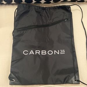 Carbon 38 Nylon String bag/gym bag NWOT!
